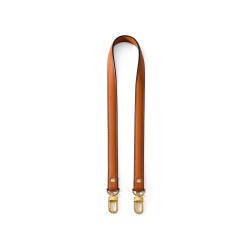 Brown Leather Bucket Bag with Adjustable Crossbody Strap