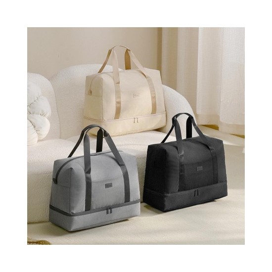 Large Wet-Dry Separate Travel Bag with Multiple Compartments