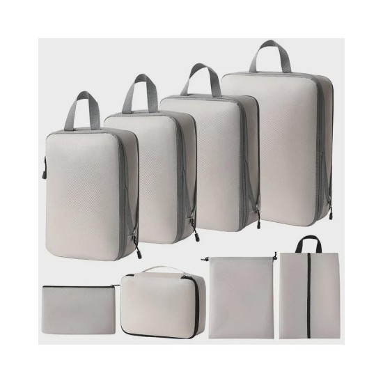 Ultimate Travel Organizer Set: Packing Cubes for Clothes, Shoes & Accessories