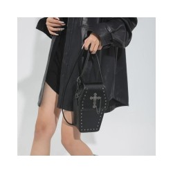 Gothic Studded Crossbody Bag | Vintage Mini Phone Purse for Women