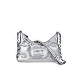 Luxury Quilted Nappa Leather Chain Shoulder Bag | Cloud Pillow Crescent Hobo Bag