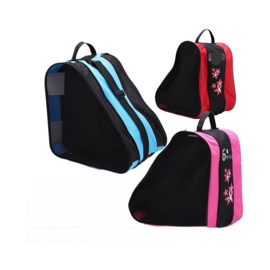 Heavy-Duty Roller Skate Bag for Kids – Padded Single Strap Carrying Case for Skates & Gear