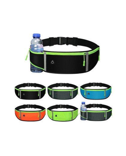 Waterproof Running Waist Pack with Hidden Anti-Theft Pocket for Fitness and Cycling