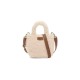 Cozy Faux Shearling Handbag - Cute Minimalist Tote with Crossbody Strap for Daily Commute