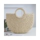 Large Woven Tote Bag | Roomy Straw Handbag for Beach, Travel & Everyday Use