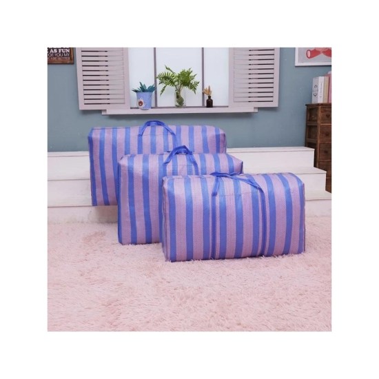 Extra Large Moving Bags with Handles - Heavy Duty Woven Storage for Clothes, Bedding & Luggage
