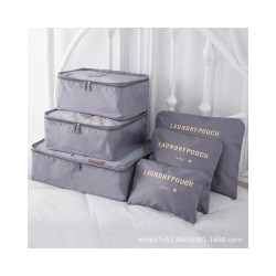 6-Piece Travel Organizer Set: Packing Cubes for Luggage, Clothes & Underwear