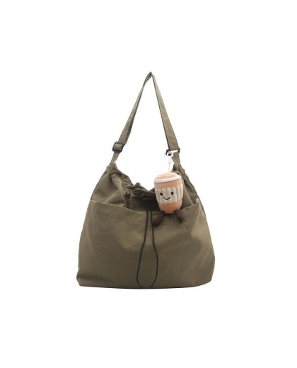 Waterproof Nylon Drawstring Hobo Bag – Large Capacity Foldable Crossbody Tote for Travel & Daily Use