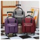 Rolling Wheel Travel Duffel Bag | Detachable Wheels, Backpack Straps, Foldable & Expandable Carry-On Luggage