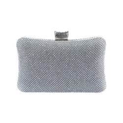Elegant Crystal-Encrusted Evening Clutch for Formal Dresses & Gala Events
