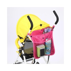 Stroller Organizer Bag - Expandable Storage Pouch for Diapers, Toys & Essentials