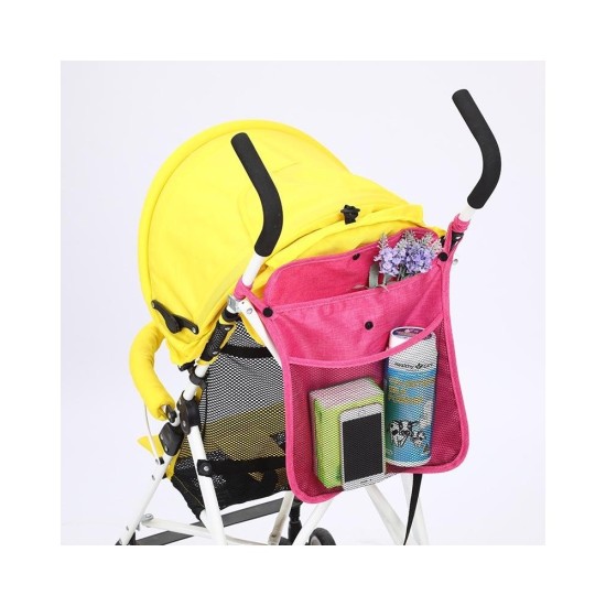Stroller Organizer Bag - Expandable Storage Pouch for Diapers, Toys & Essentials