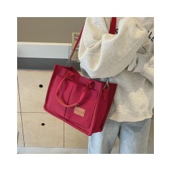 Stylish Canvas Tote Bag for Women - Large Capacity Shoulder Bag, Casual Crossbody & Work Commuter Handbag