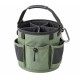 Foldable Rock Climbing Storage Bag Durable Carabiner Hook Partitions Organizer Holder Hiking Gear